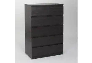 Комод МАЛЬТА высокий с шестью выдвижными ящиками, цвет Дуб Венге