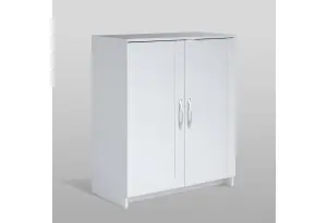 Тумба СИРИУС двухдверная, цвет белый