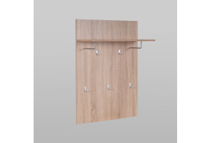Вешалка СИРИУС настенная с полкой, цвет Дуб Сонома