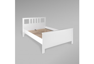 2.08.04.060.1 САГА кровать двойная 140х200 белая