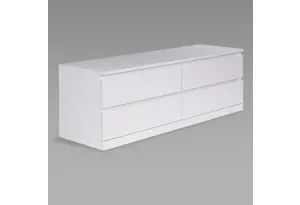 S01712 Варма Прайм 4Д комод 160x55x48, белый