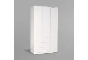 S01200 Варма Стор 123 шкаф распашной 222х123х57, белый