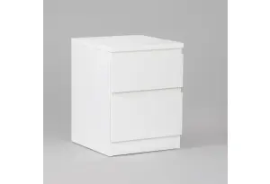Тумба Кастор 2 ящика, белая