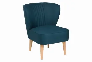 Стул Унельма сине-зелёный, ткань рогожка