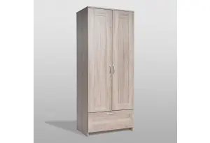 Шкаф комбинированный Сириус 2 двери, 1 ящик, дуб сонома