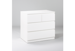 Комод МАЛЬТА с четырьмя выдвижными ящиками, цвет белый