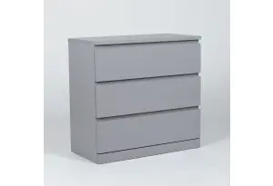 S01057 Варма 3 комод 80х77х40, серый
