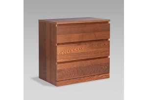 S01675 Варма Прайм 3 комод 80x77x48 шпон ясень, коричневый