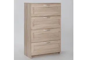 Комод СИРИУС с четырьмя ящиками, цвет Дуб Сонома