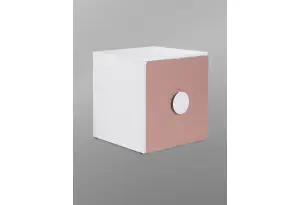 S02559 ПИКСИ шкаф распашной с 2 дверьми 60x57x63, мечтательный пион