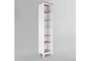 2.08.07.100.14 САГА стеллаж 50 белый/ясень RU