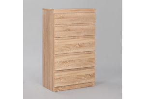 Комод Кастор 5 ящиков, дуб сонома