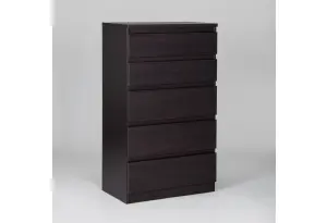 Комод Кастор 5 ящиков, дуб венге