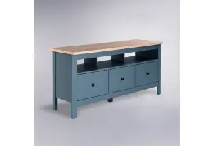 2.08.03.090.16 САГА тумба 3 ящика темно-бирюзовая/ясень RU