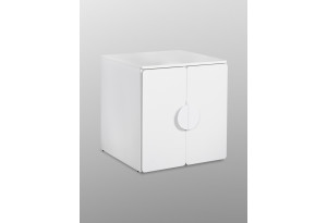 S02047 ПИКСИ шкаф распашной с 2 дверьми 60x57x63, робкий подснежник