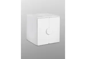 S02047 ПИКСИ шкаф распашной с 2 дверьми 60x57x63, робкий подснежник