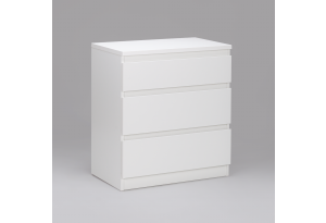 Комод Кастор 3 ящика, белый