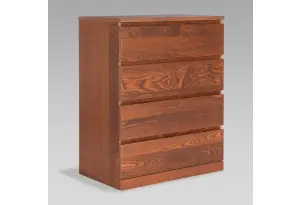S01705 Варма Прайм 4 комод 80x100x48 шпон ясень, коричневый