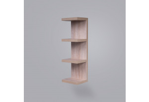 Полка настенная Фора 100Е, цвет дуб беленый