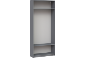 2.06.07.260.4 МАКС стеллаж 100х36х233 серый