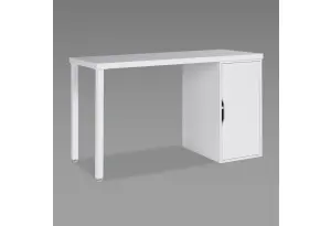 S01538 ИНГАР 2/ДВ/T стол письменный 140x75x55, белый