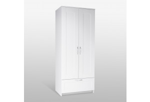 Шкаф комбинированный Сириус 2 двери, 1 ящик, белый