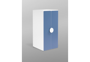 S02467 ПИКСИ шкаф распашной с 2 дверьми и полкой 60х57х123, озорной василек