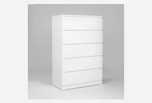 S00951 Варма 5 комод 80х123х40, белый