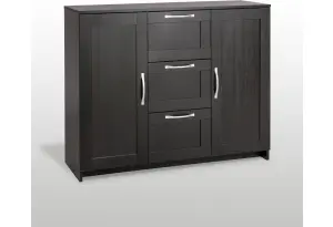 Тумба СИРИУС двухдверная с тремя ящиками, цвет Дуб Венге