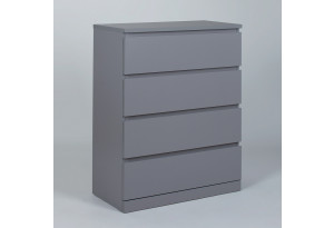 S01064 Варма 4 комод 80х100х40, серый