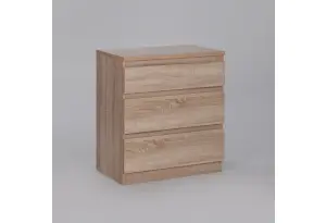 Комод Кастор 3 ящика, дуб сонома