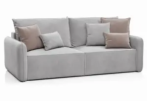 ПОРТЛЕНД Диван прямой светло-серый