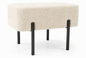 Маленькая радость Пуф прямоугольный на ножках, белый