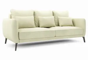 СЧАСТЛИВЫЙ ДЕНЬ Диван прямой, молочный