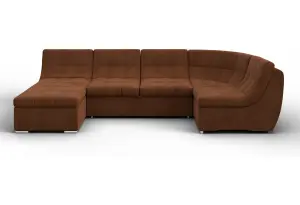 Диван П-образный модульный Холидей LAIM 14 терракотовый (Велюр)