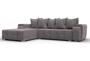 Диван угловой Лига-121 левый угол LAIM 04 бежевый (Велюр)