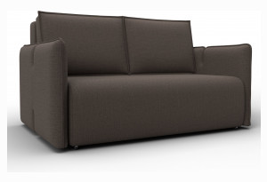 Диван прямой Лига-117 Амур 05 коричневый (Рогожка)