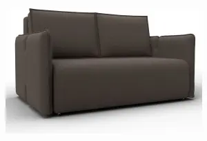 Диван прямой Лига-117 Амур 05 коричневый (Рогожка)