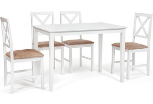 Обеденный комплект Хадсон (стол + 4 стула)/ Hudson Dining Set