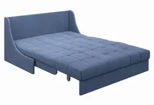 ТОКИО Диван прямой серо-синий, 146 ППУ