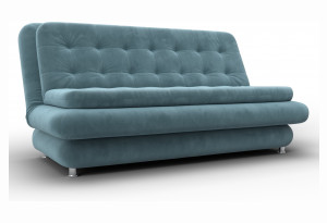 Диван-книжка Лига-123 SEVEN 113 бирюзовый (Велюр)