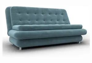 Диван-книжка Лига-123 SEVEN 113 бирюзовый (Велюр)