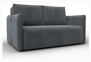 Диван прямой Лига-117 LAIM 23 светло-серый (Велюр)