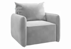 ПОРТЛЕНД Кресло светло-серое