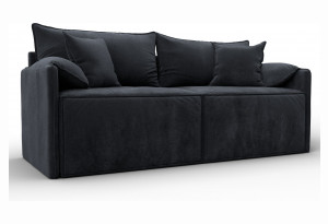 Диван прямой модульный Лига-106 TOWER 11 темно-серый (Велюр)