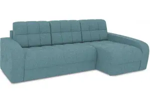 Диван угловой правый «Аспен Т2» (Levis 74 (рогожка) Изумрудный)