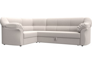 Диван угловой Карнелла левый угол JOLY 05 бежевый (Замша)