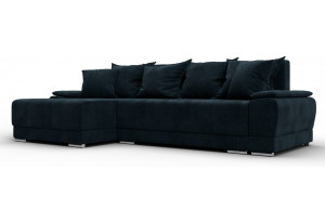 Диван угловой Лига-119 угол левый LAIM 21 графит (Велюр)