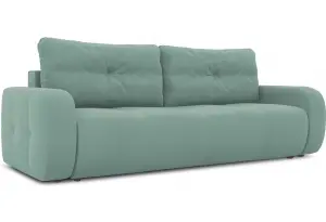 Диван «Томас» Kolibri Aqva (велюр) бирюзовый