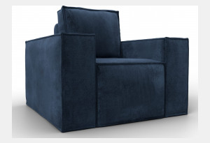 Кресло Лига-081 НПБ TOWER 13 синий (Велюр)